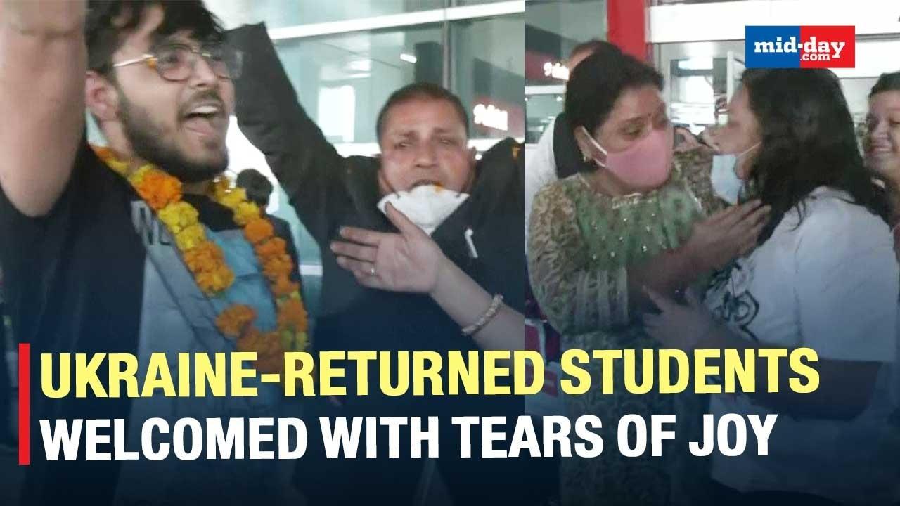 Operation Ganga: Ukraine-Returned Indian Students Welcomed With Tears, Hugs 